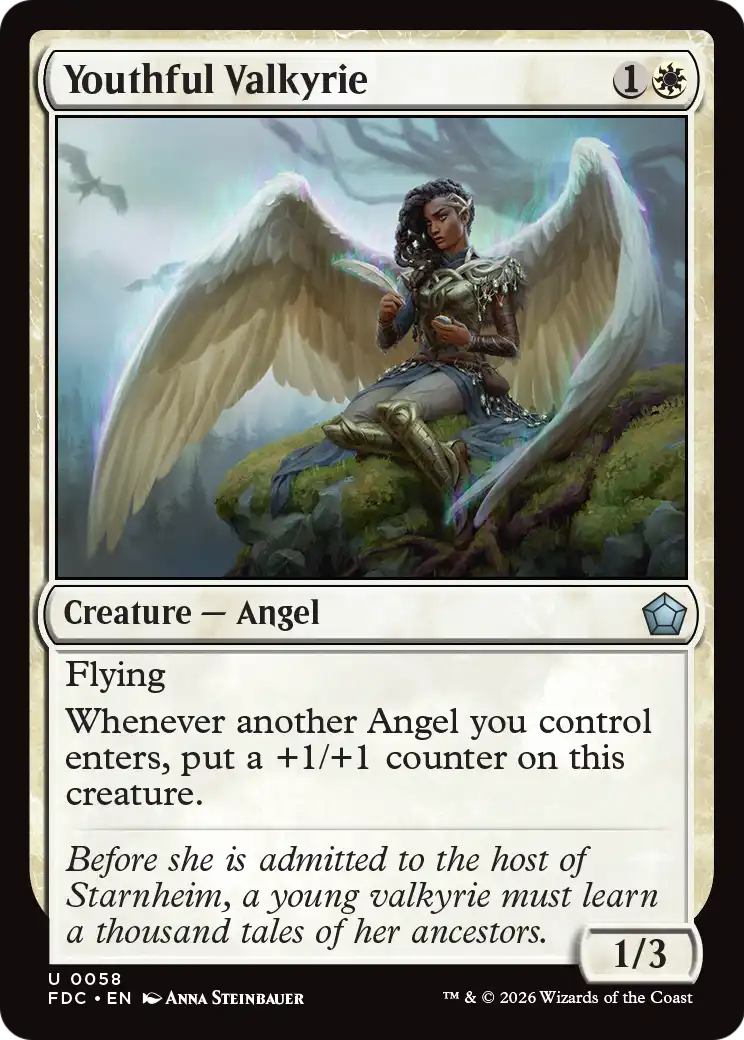Youthful Valkyrie [Foundations Commander] | Devastation Store