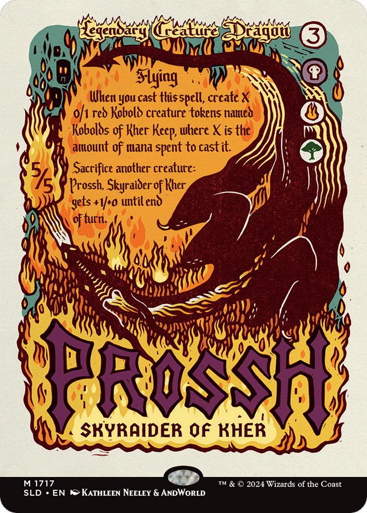 Prossh, Skyraider of Kher (Rainbow Foil) [Secret Lair Drop Series] | Devastation Store