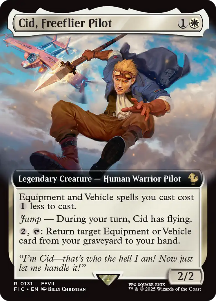 Cid, Freeflier Pilot (Extended Art) [FINAL FANTASY Commander] | Devastation Store