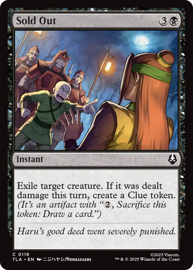 Sold Out [Avatar: The Last Airbender] | Devastation Store