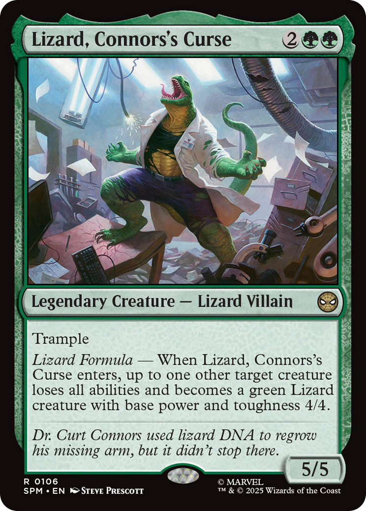 Lizard, Connors's Curse [Marvel's Spider-Man] | Devastation Store