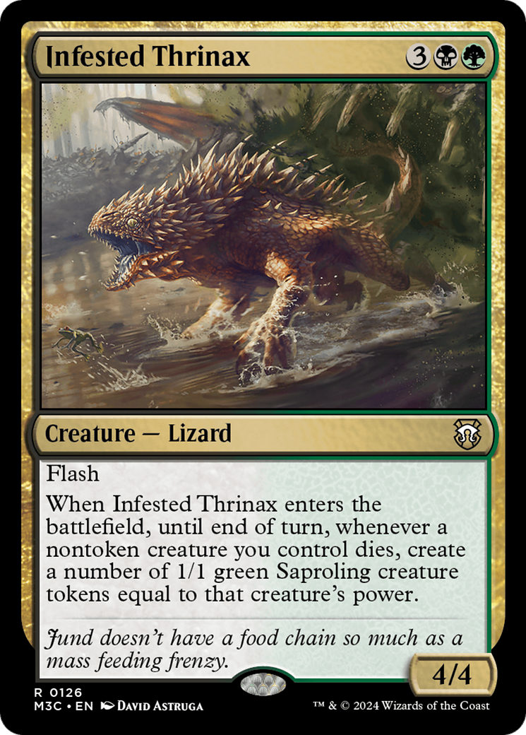 Infested Thrinax [Modern Horizons 3 Commander] | Devastation Store