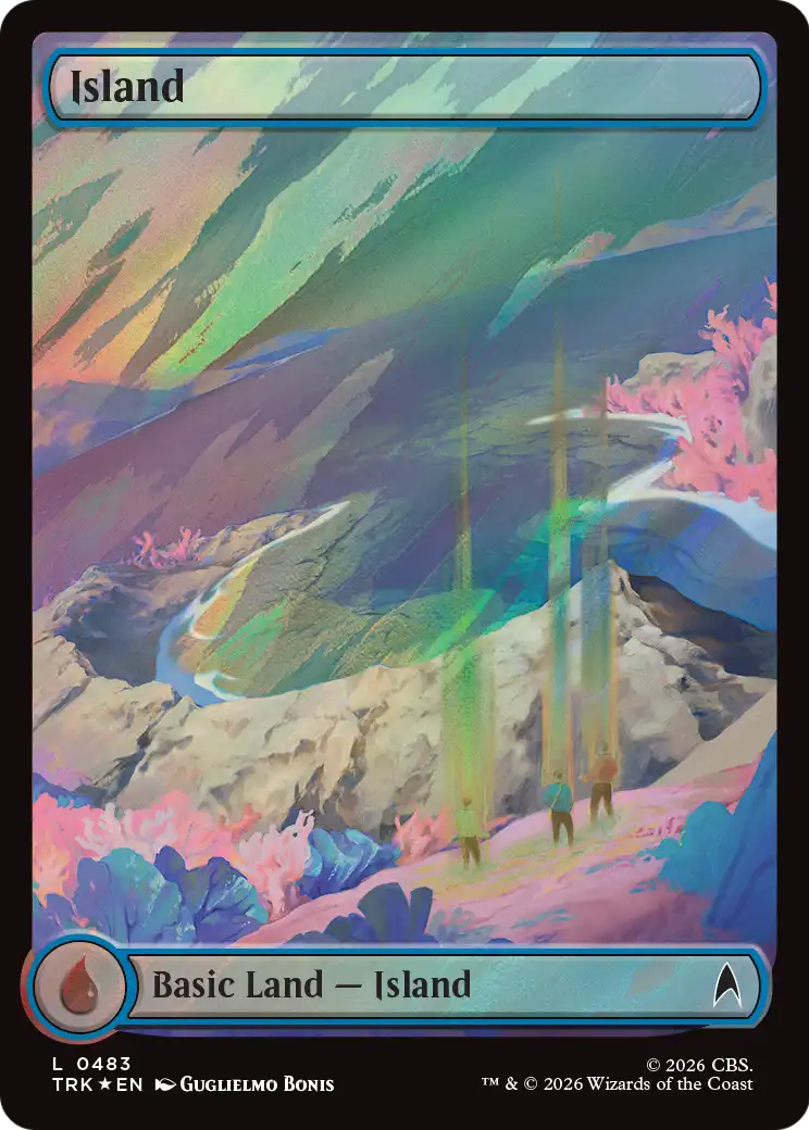 Island (0483) (Surge Foil) [Star Trek] | Devastation Store