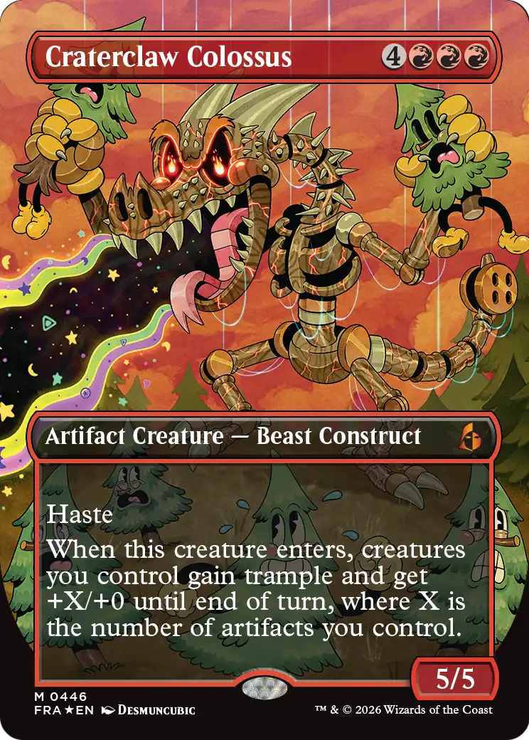 Craterclaw Colossus (Borderless) (0446) [Reality Fracture] | Devastation Store