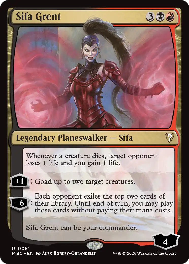 Sifa Grent [Mystery Booster: Commander Edition] | Devastation Store