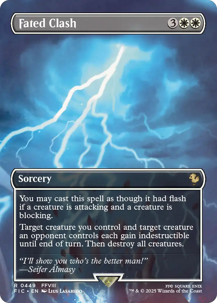 Fated Clash (Borderless) [FINAL FANTASY Commander] | Devastation Store