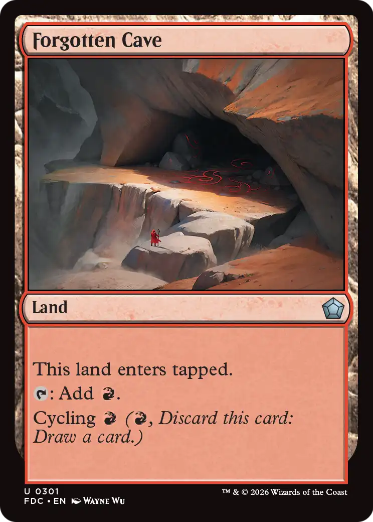 Forgotten Cave [Foundations Commander] | Devastation Store