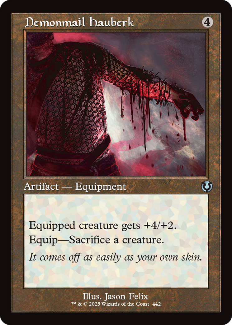 Demonmail Hauberk (Retro Frame) [Innistrad Remastered] | Devastation Store