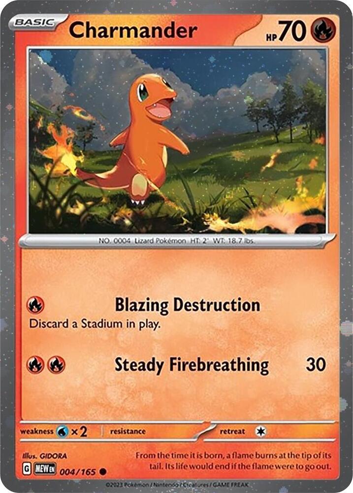 Charmander (004) (Cosmos Holo) [Scarlet & Violet: Black Star Promos] | Devastation Store