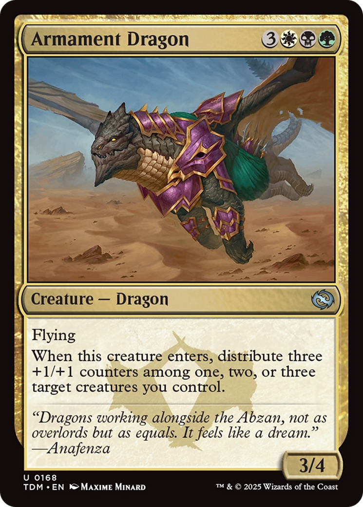 Armament Dragon [Tarkir: Dragonstorm] | Devastation Store