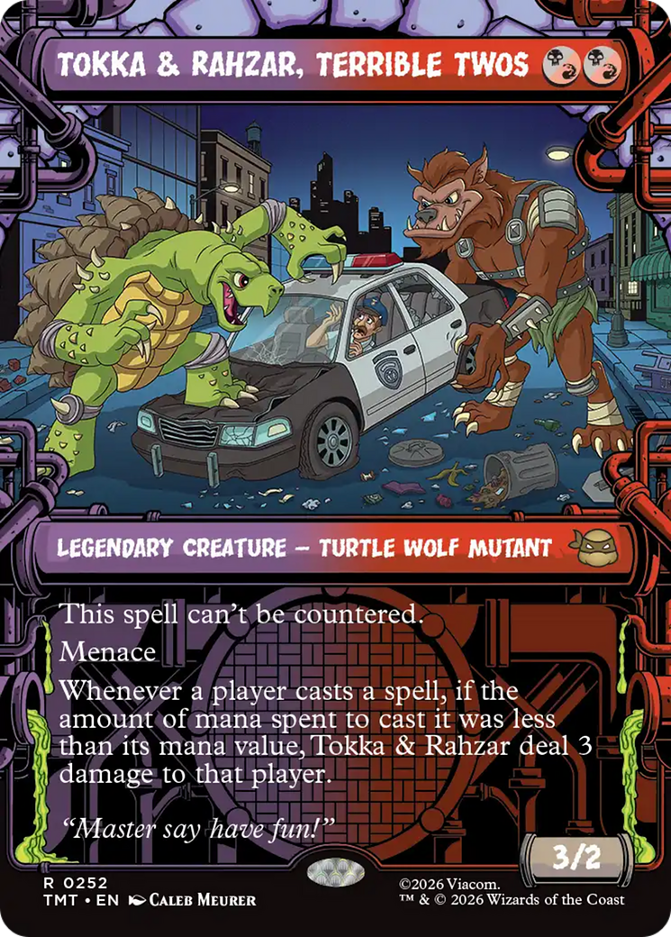 Tokka & Rahzar, Terrible Twos (Showcase) [Teenage Mutant Ninja Turtles] | Devastation Store
