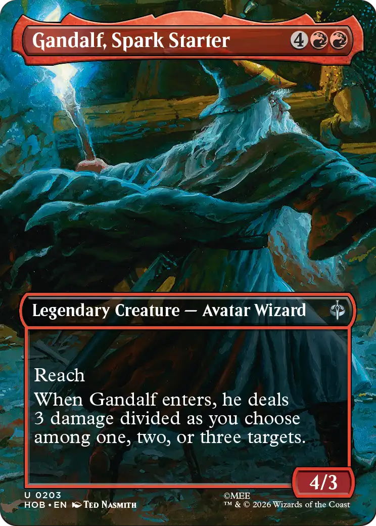 Gandalf, Spark Starter (Borderless) [The Hobbit] | Devastation Store