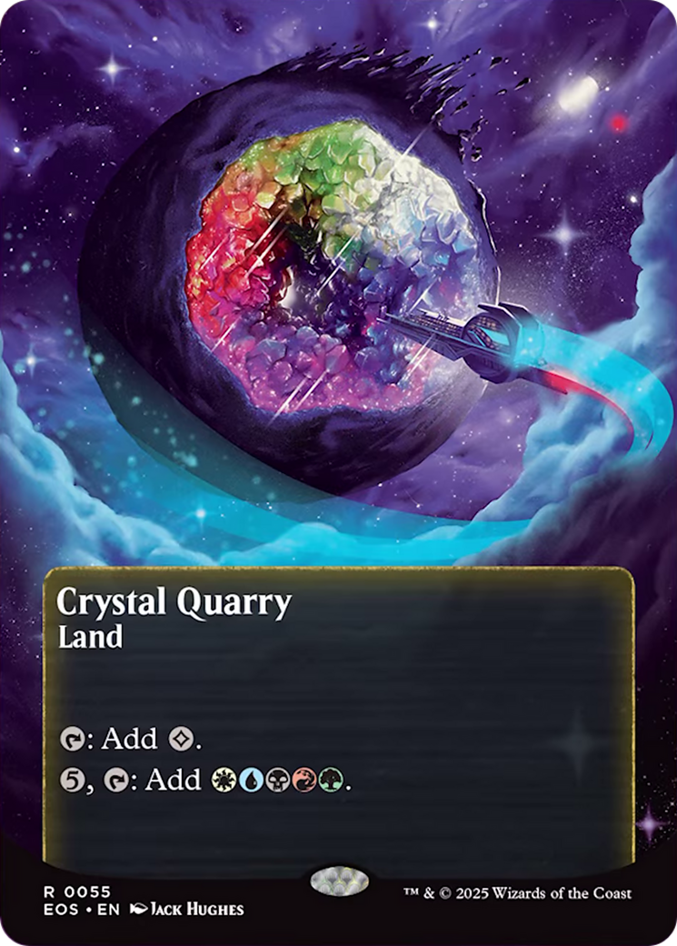 Crystal Quarry (0055) (Borderless) [Edge of Eternities: Stellar Sights] | Devastation Store