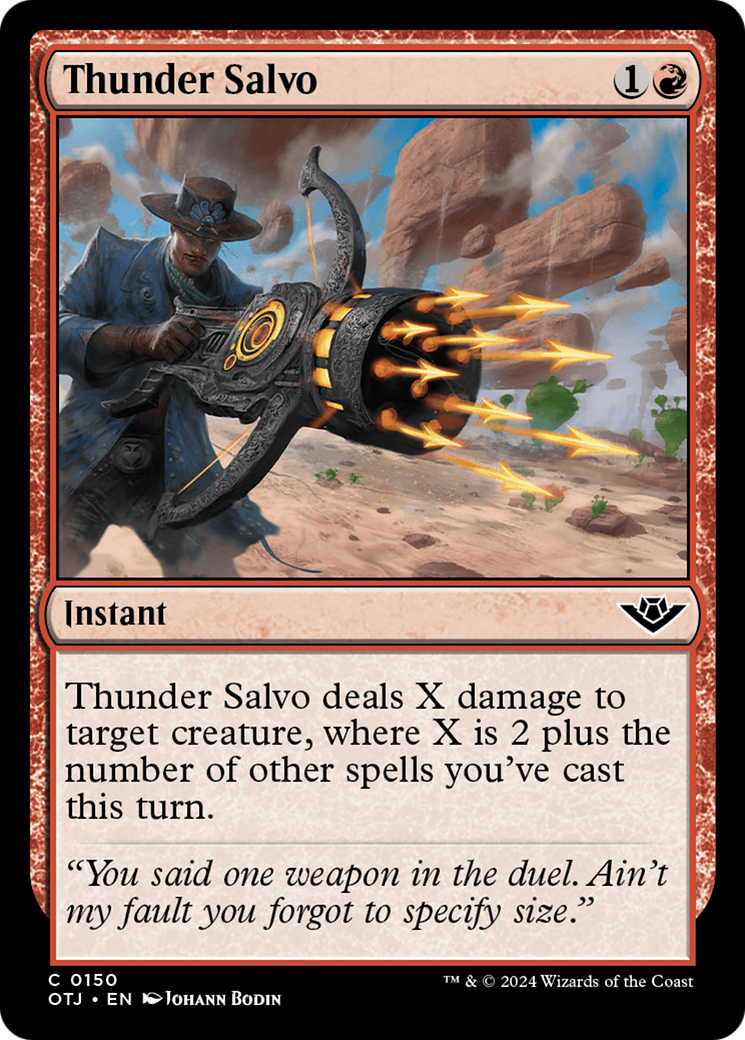 Thunder Salvo [Outlaws of Thunder Junction] | Devastation Store