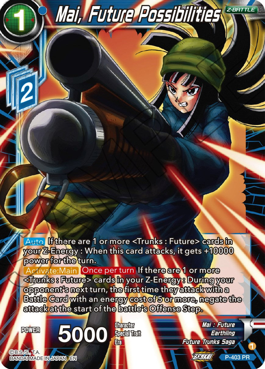 Mai, Future Possibilities (P-403) [Promotion Cards] | Devastation Store