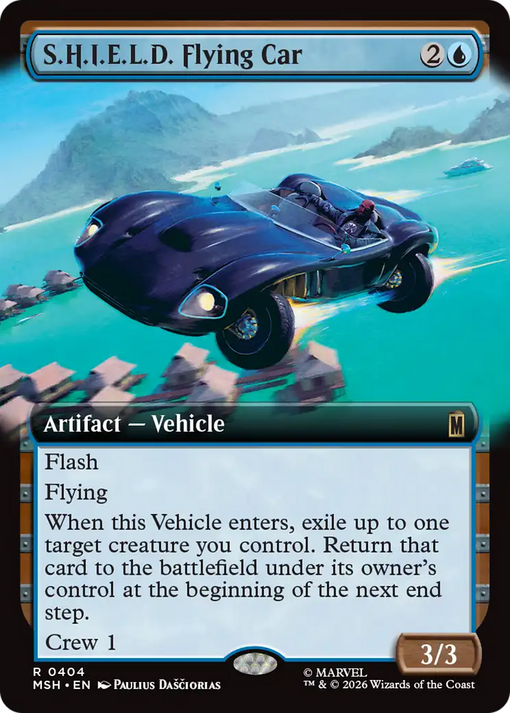 S.H.I.E.L.D. Flying Car (Extended Art) [Marvel Super Heroes] | Devastation Store