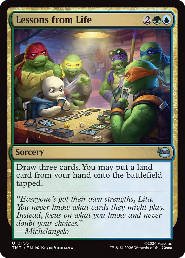 Lessons from Life [Teenage Mutant Ninja Turtles Commander] | Devastation Store