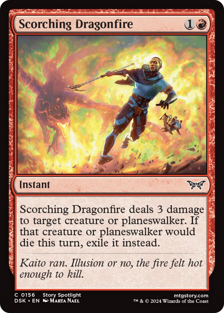 Scorching Dragonfire [Duskmourn: House of Horror] | Devastation Store