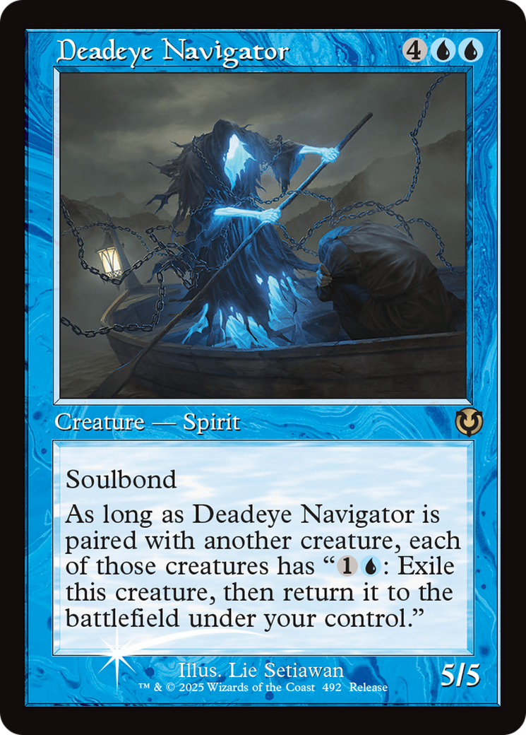 Deadeye Navigator (Retro Frame) [Innistrad Remastered Promos] | Devastation Store