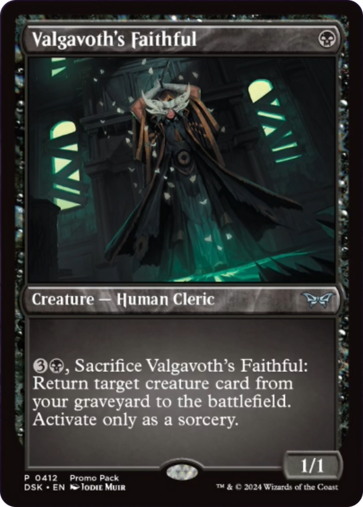 Valgavoth's Faithful [Duskmourn: House of Horror Promos] | Devastation Store