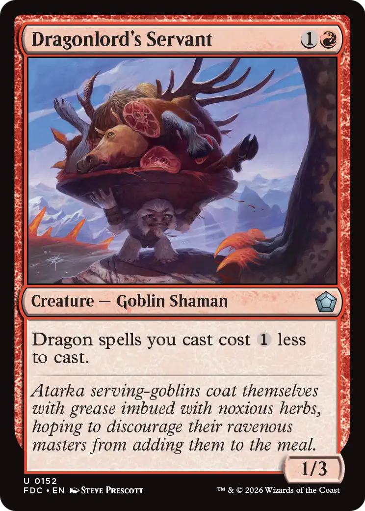 Dragonlord's Servant [Foundations Commander] | Devastation Store