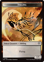Inkling (0006) // Spirit (0010) Double-Sided Token [Secrets of Strixhaven Tokens] | Devastation Store