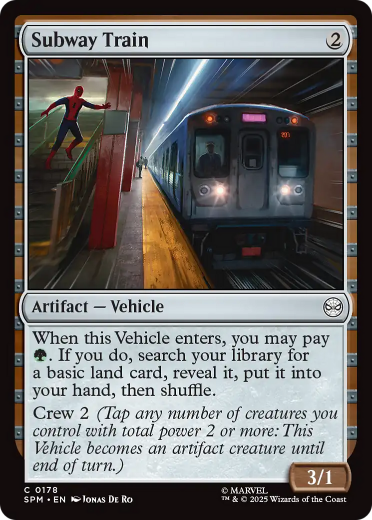 Subway Train [Marvel's Spider-Man] | Devastation Store
