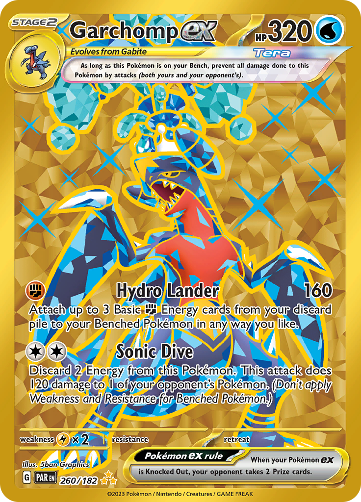 Garchomp ex (260/182) [Scarlet & Violet: Paradox Rift] | Devastation Store