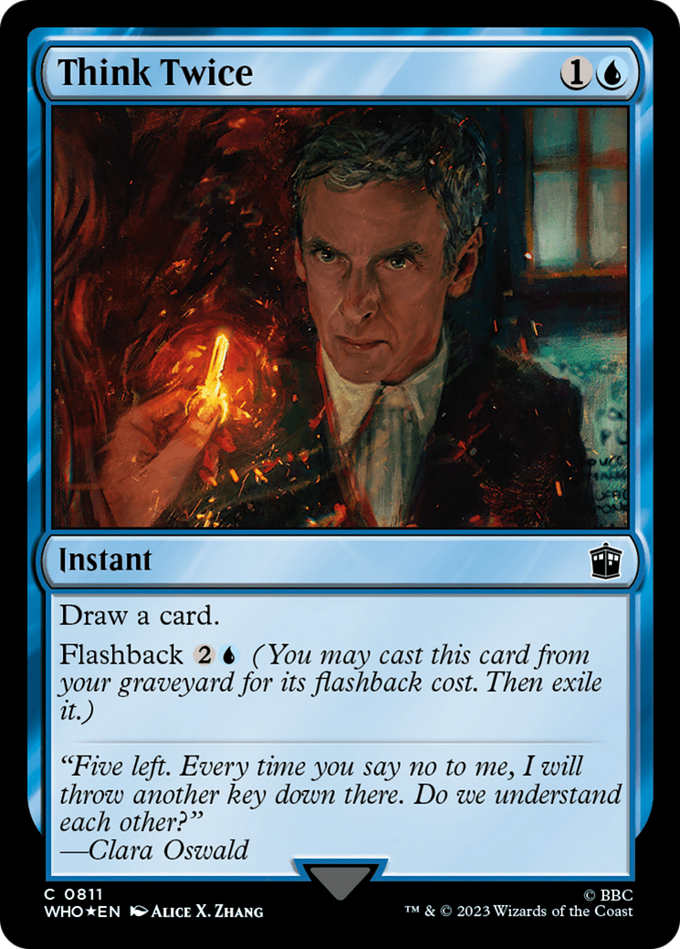 Think Twice (Surge Foil) [Doctor Who] | Devastation Store