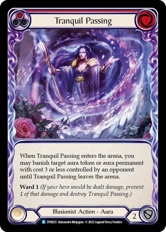 Tranquil Passing (Red) [DYN221] (Dynasty) | Devastation Store