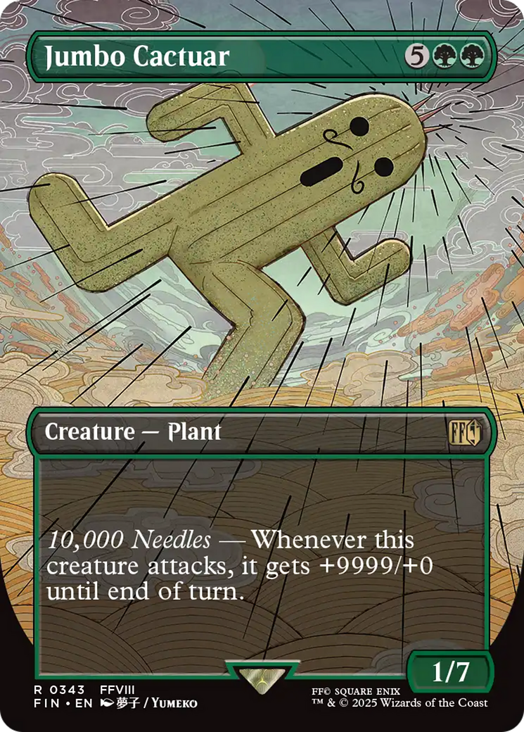 Jumbo Cactuar (Borderless) [FINAL FANTASY] | Devastation Store