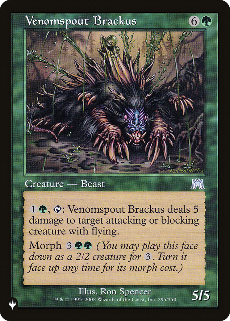 Venomspout Brackus [The List Reprints] | Devastation Store