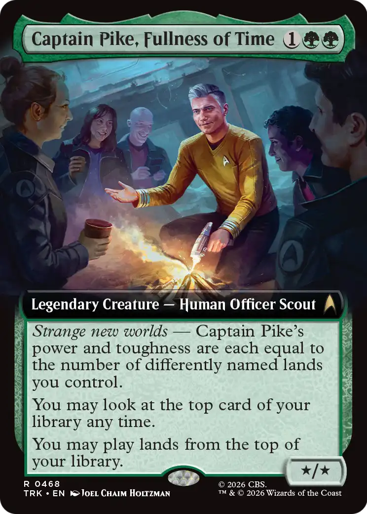 Captain Pike, Fullness of Time (Extended Art) [Star Trek] | Devastation Store