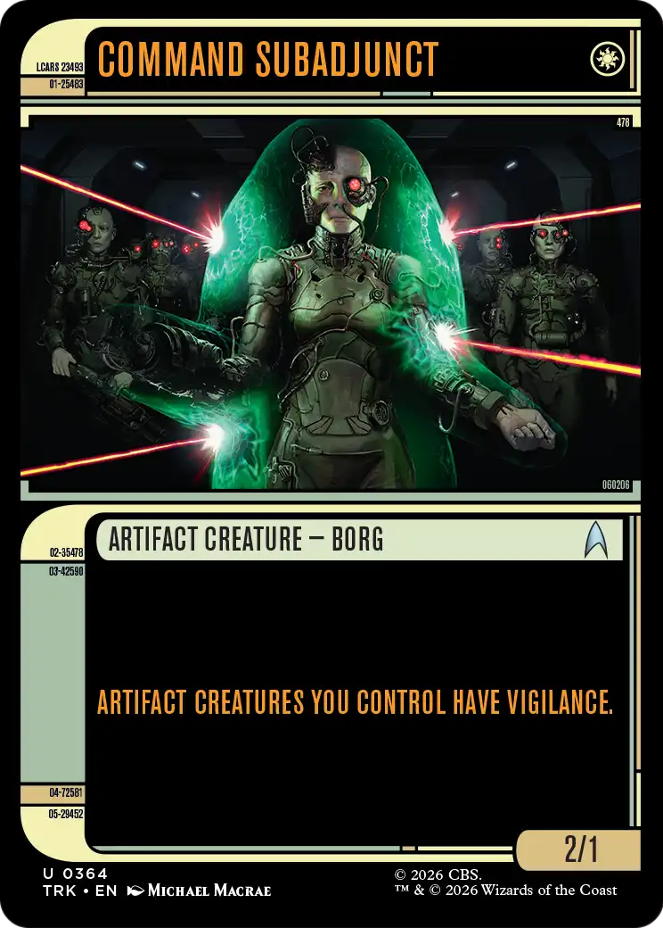 Command Subadjunct (Showcase) [Star Trek] | Devastation Store