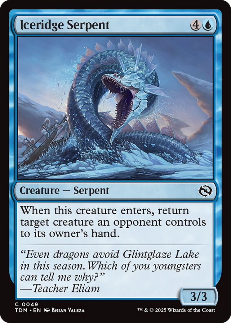 Iceridge Serpent [Tarkir: Dragonstorm] | Devastation Store