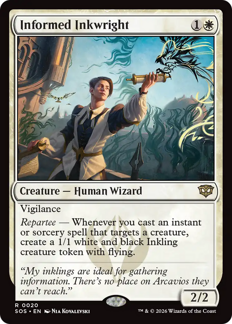 Informed Inkwright [Secrets of Strixhaven] | Devastation Store