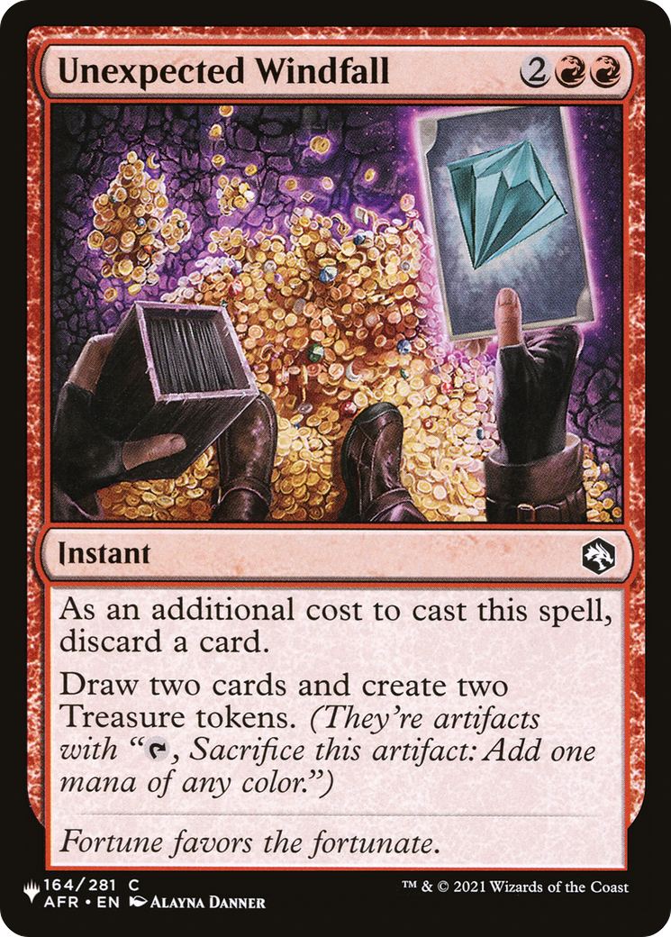 Unexpected Windfall [The List Reprints] | Devastation Store