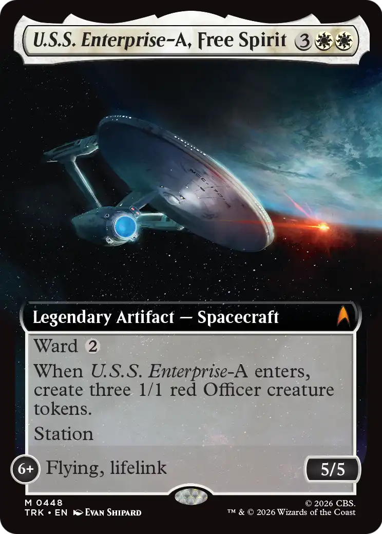 U.S.S. Enterprise-A, Free Spirit (Extended Art) [Star Trek] | Devastation Store