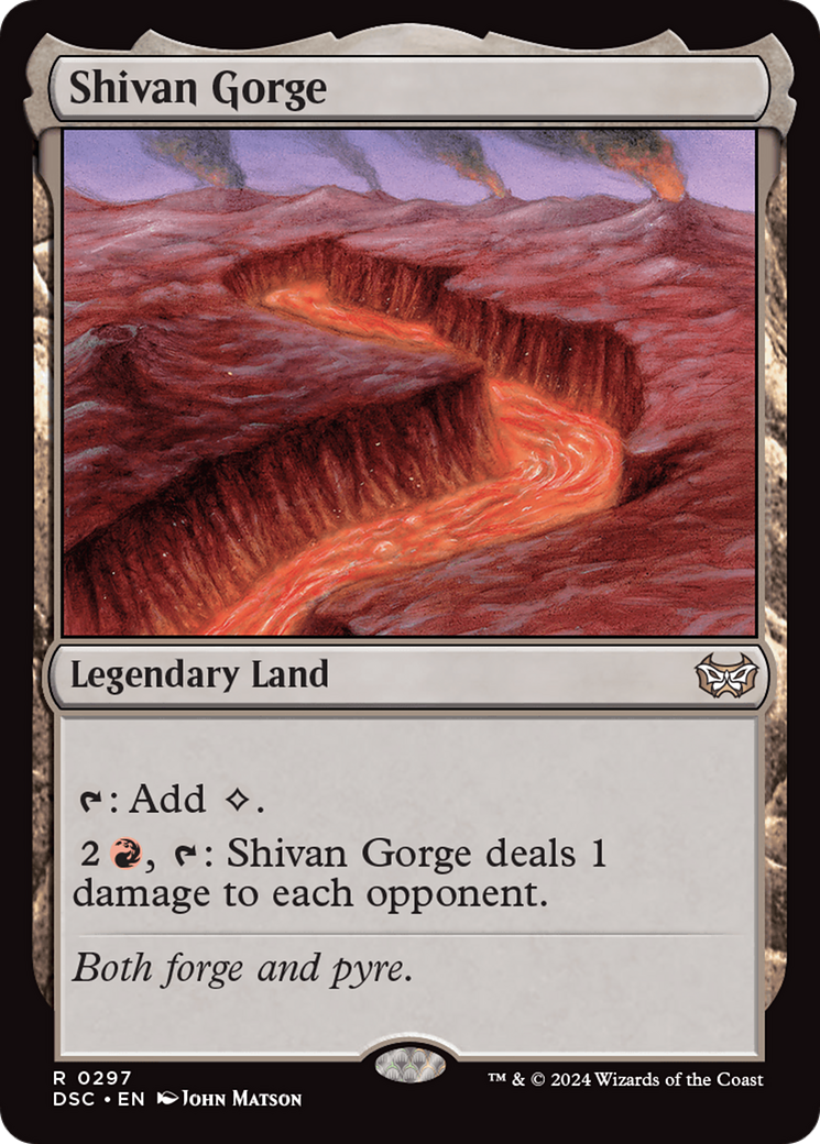 Shivan Gorge [Duskmourn: House of Horror Commander] | Devastation Store