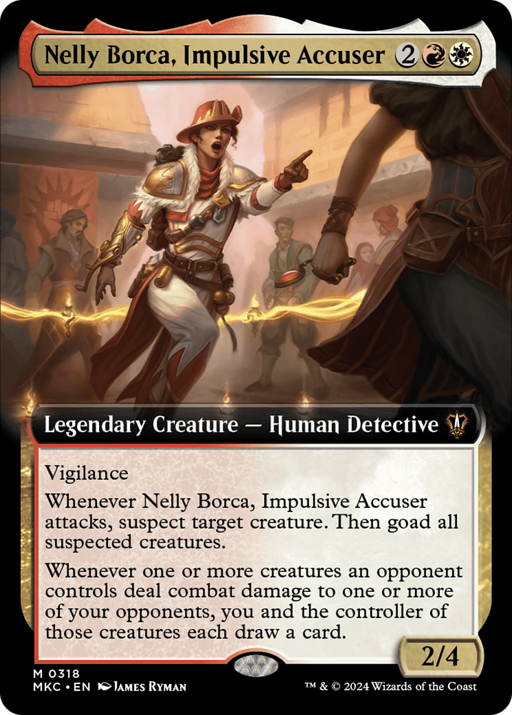 Nelly Borca, Impulsive Accuser (Extended Art) [Murders at Karlov Manor Commander] | Devastation Store