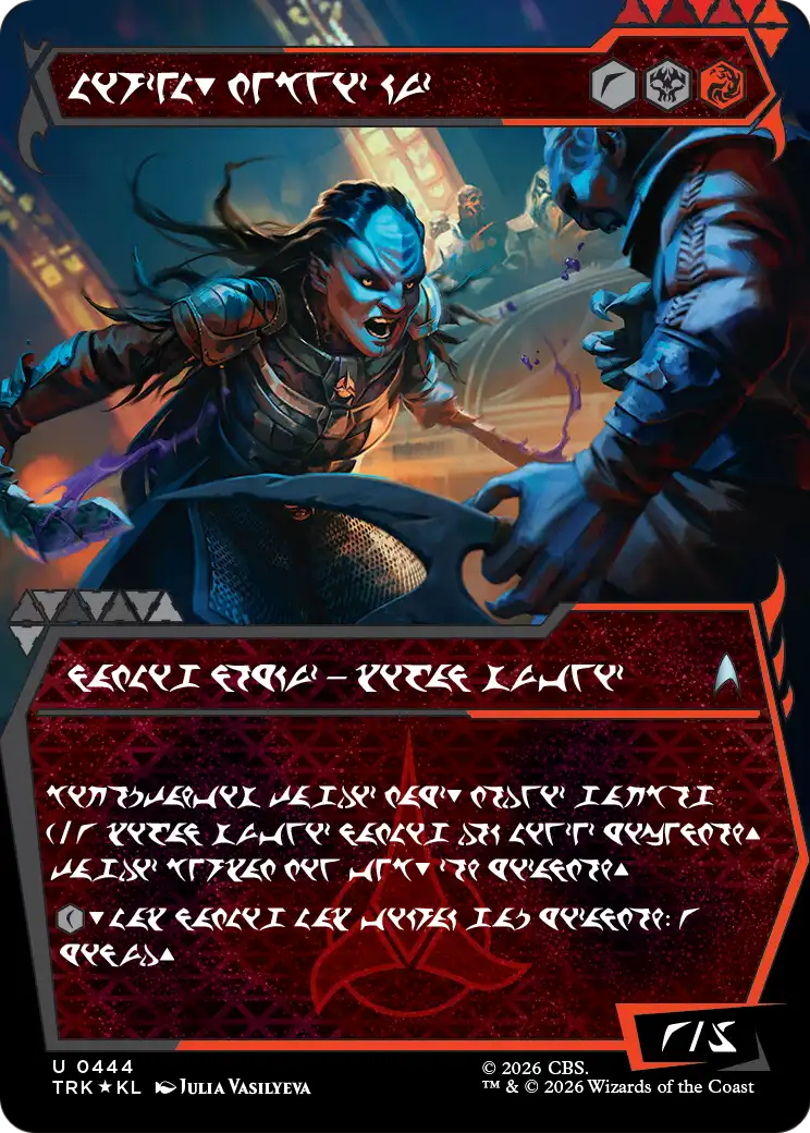 L'Rell, Fierce Visionary (Showcase) (Klingon) [Star Trek] | Devastation Store