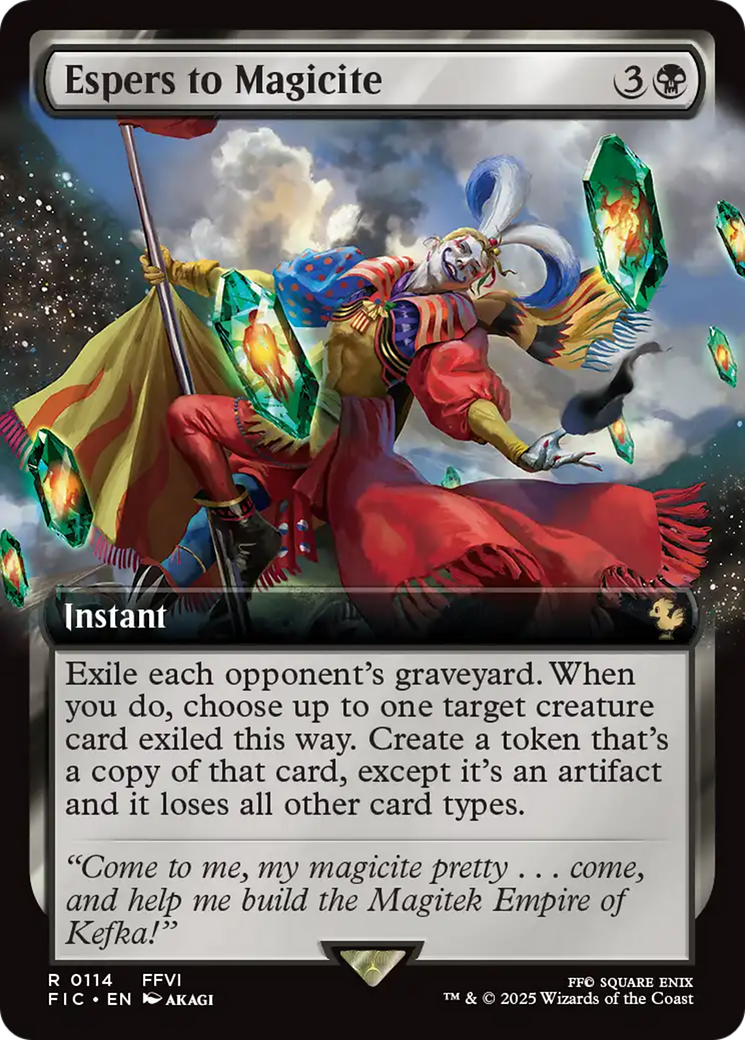 Espers to Magicite (Extended Art) [FINAL FANTASY Commander] | Devastation Store