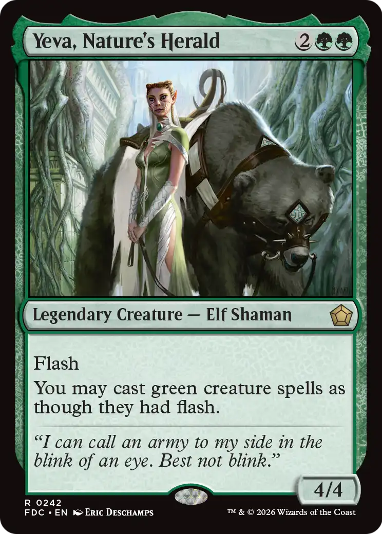 Yeva, Nature's Herald [Foundations Commander] | Devastation Store