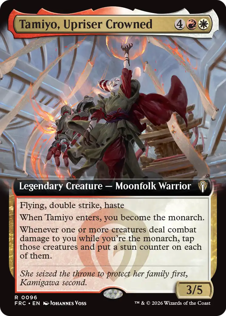 Tamiyo, Upriser Crowned (Extended Art) [Reality Fracture Commander] | Devastation Store