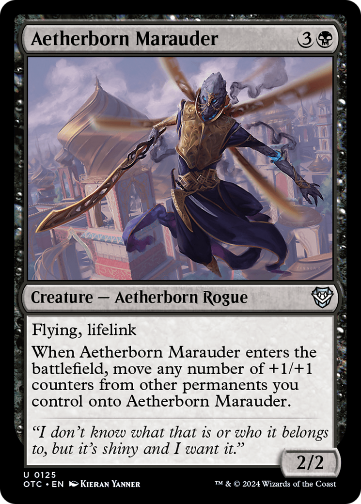 Aetherborn Marauder [Outlaws of Thunder Junction Commander] | Devastation Store