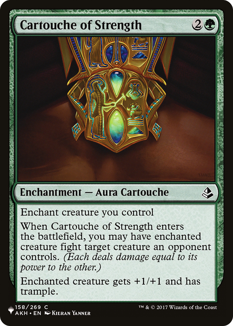 Cartouche of Strength [The List Reprints] | Devastation Store