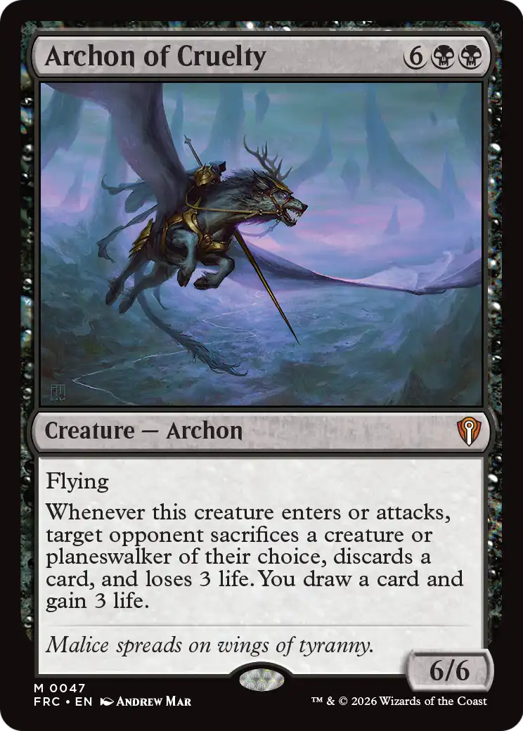 Archon of Cruelty [Reality Fracture Commander] | Devastation Store