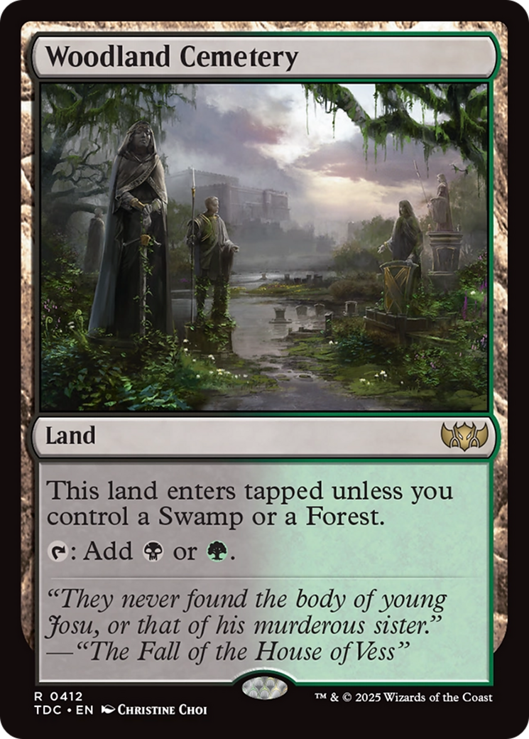 Woodland Cemetery [Tarkir: Dragonstorm Commander] | Devastation Store