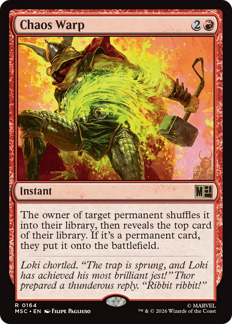 Chaos Warp (Surge Foil) [Marvel Super Heroes Commander] | Devastation Store