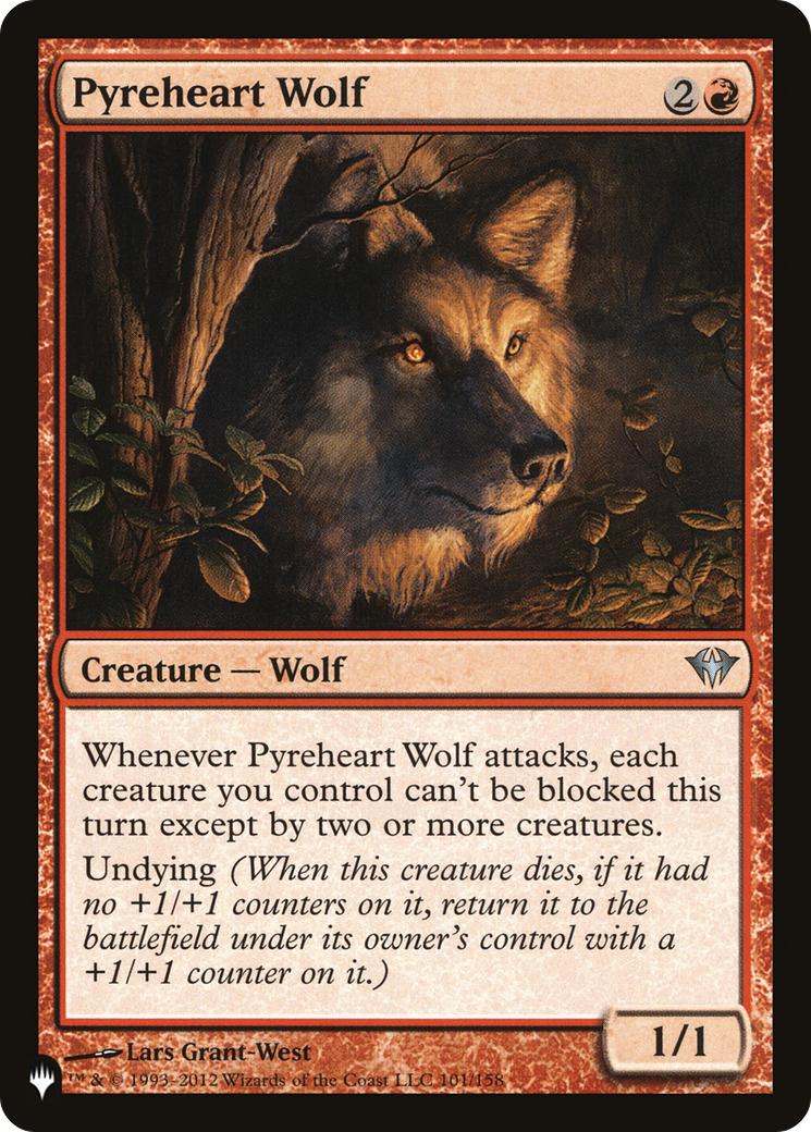 Pyreheart Wolf [The List Reprints] | Devastation Store